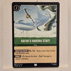 Rafiki's Bakora Staff 99/204 Disney Lorcana Chapter 11 Winterspell The Lion King